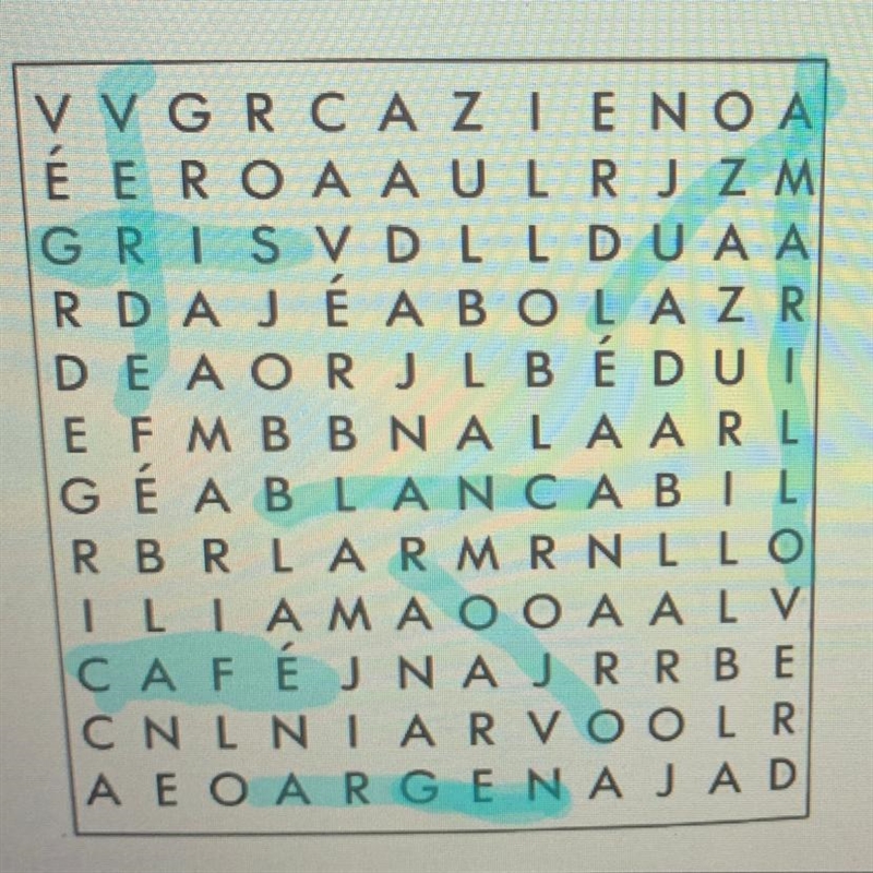 Help it’s a word search and I’m only need one word I’m miss the word orange and I-example-1