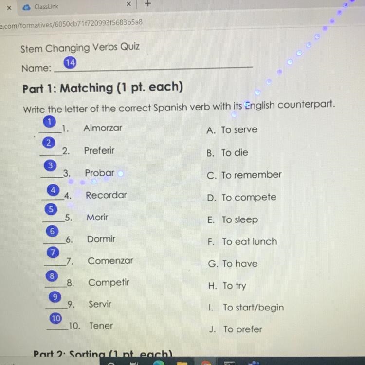 Please help with Spanish verbs-example-1