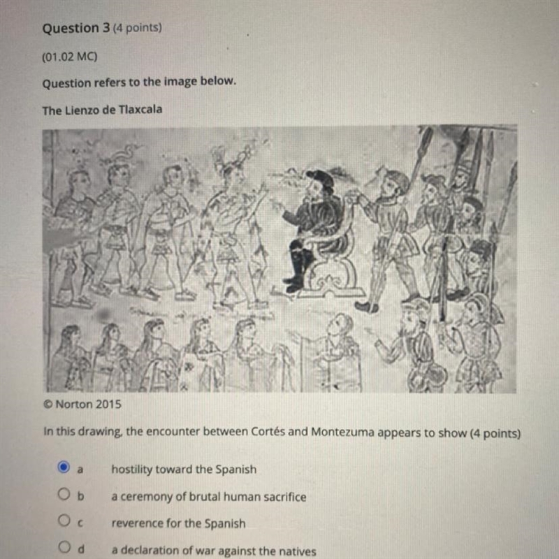 In the 16th and 17th centuries, the Spanish Empire in North America (4 points)involved-example-1