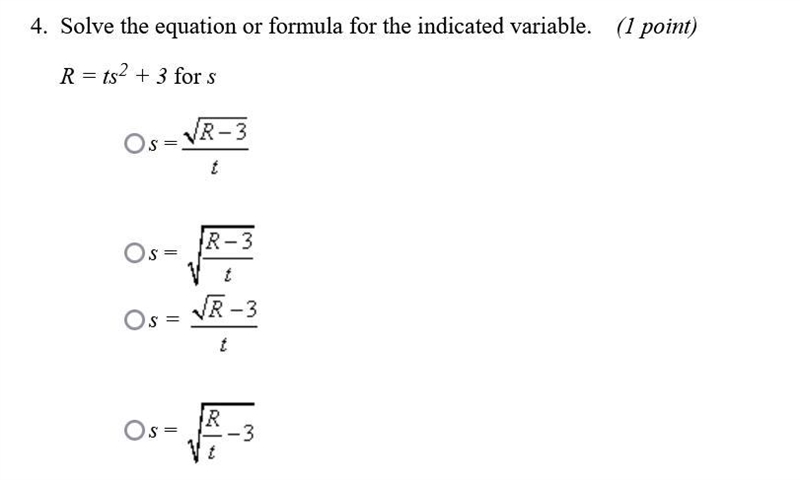 Solve the equation or formula for the indicated variable. I have added a picture of-example-1