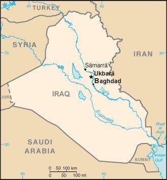 Although Baghdad is located along a river, its site makes it subject to frequent volcanic-example-1