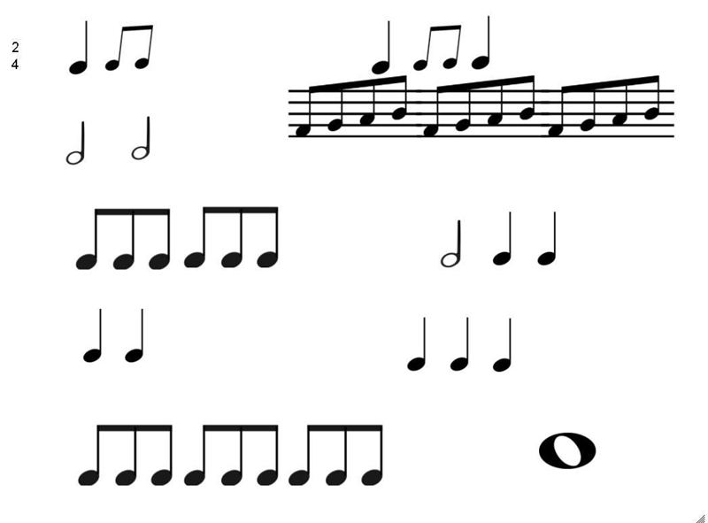 Hello could someone please figure out the time signatures for these music notes. thank-example-1