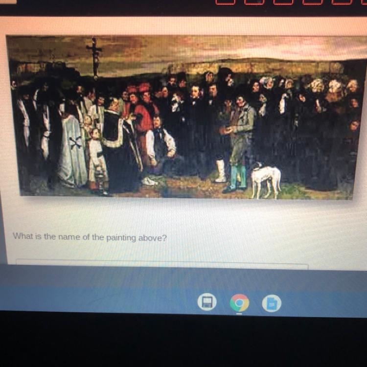 What is the name of the painting above?-example-1