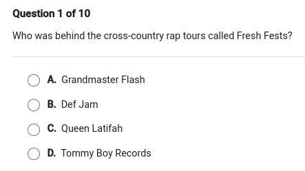 Who was behind the cross country rap tours called fresh fests-example-1