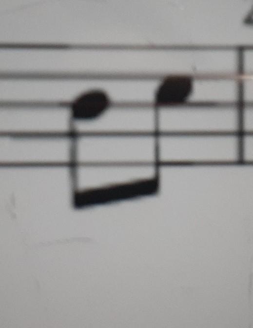 What does the line on to of the notes in the violin?​-example-1