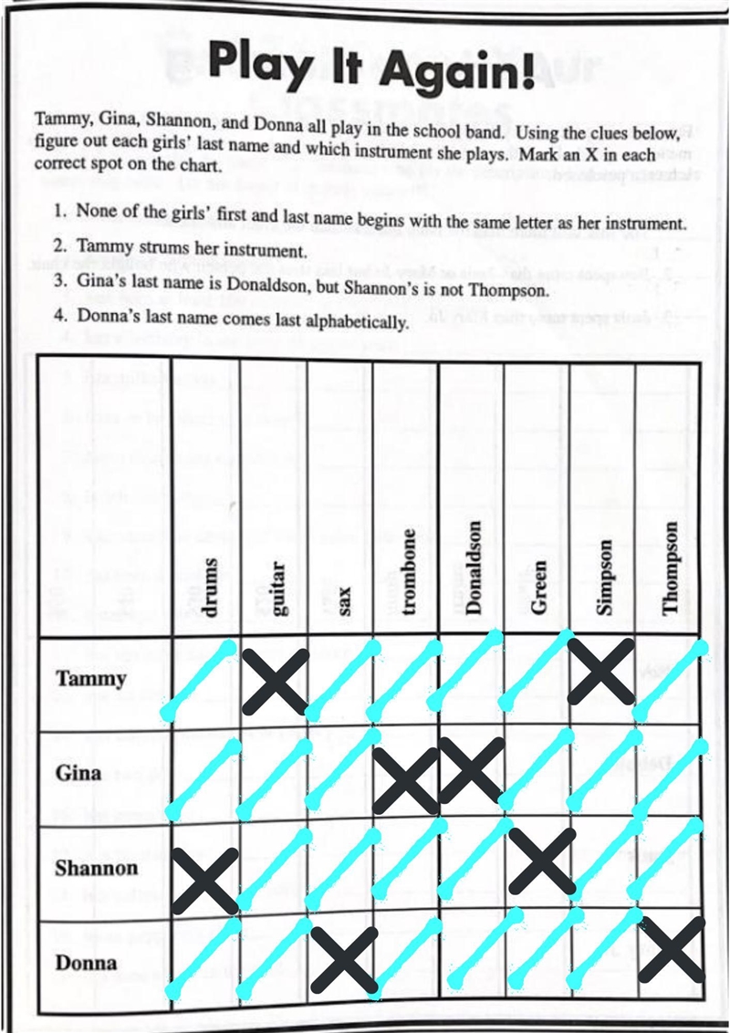 LOGIC PUZZLE: I don't really understand how to do this puzzle.-example-1