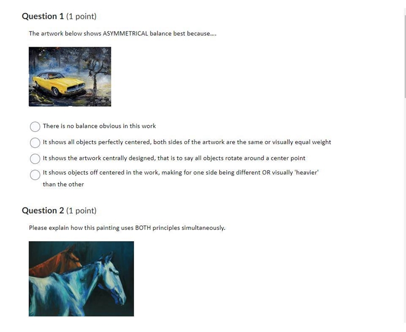 ART HELP URGENT! Please look at the photos for the questions-example-2