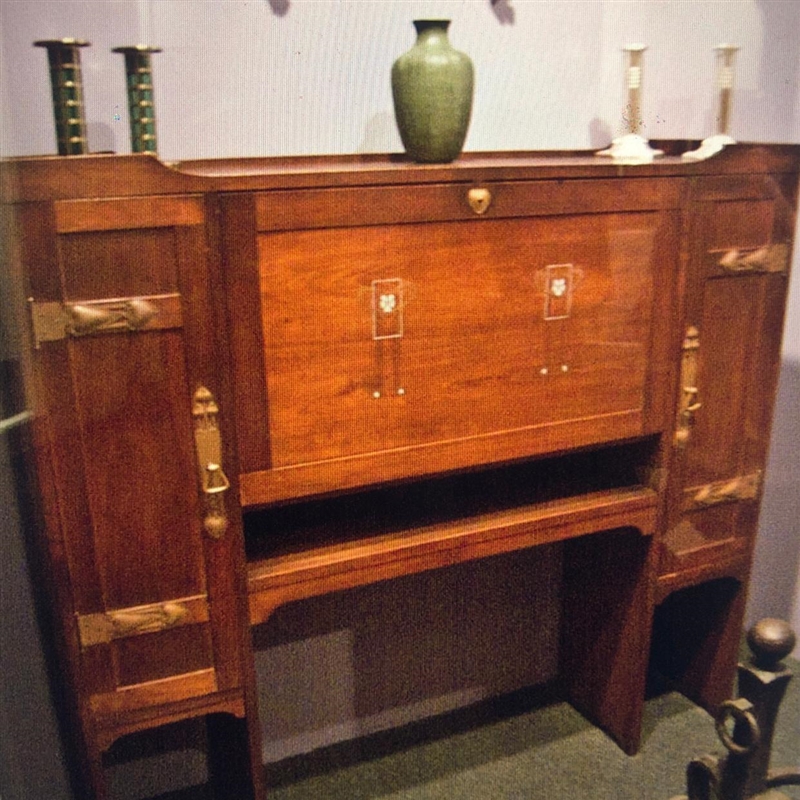 Art history L79 Is this cabinet considered Arts and Crafts or Art Nouveau? Why-example-1