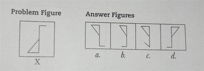 Find out when of the answer figures is the water image of the given figure when water-example-1