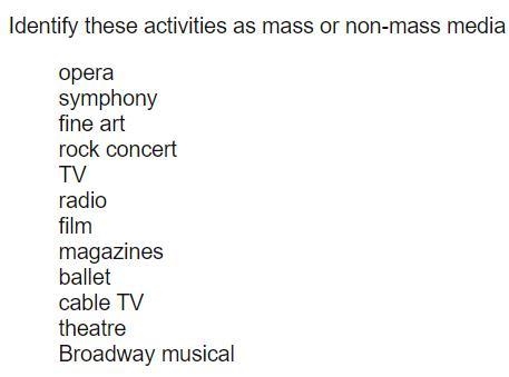 HELLP PLEASE!! Based upon the notes given "Mass media are entertainment media-example-1