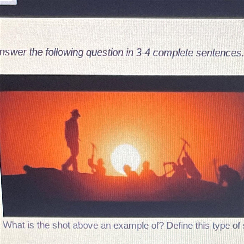 What is the shot above an example of? Define this type of shot and its main purpose-example-1