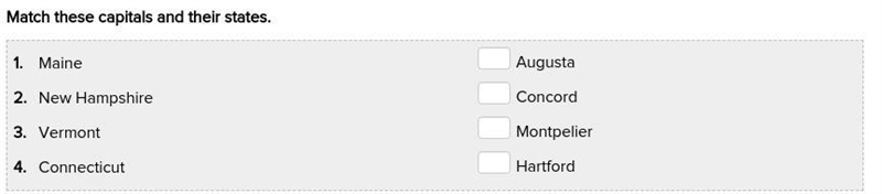 Match these capitals and their states.-example-1