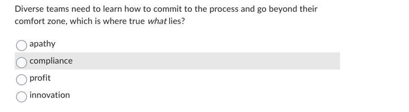 Diverse teams need to learn how to commit to the process and go beyond their comfort-example-1