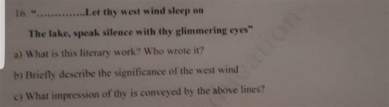 What's the significance of "west wind" in the following lines taken from-example-1