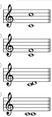 Which of these intervals is a perfect octave?-example-1