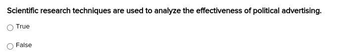 Scientific research techniques are used to analyze the effectiveness of political-example-1