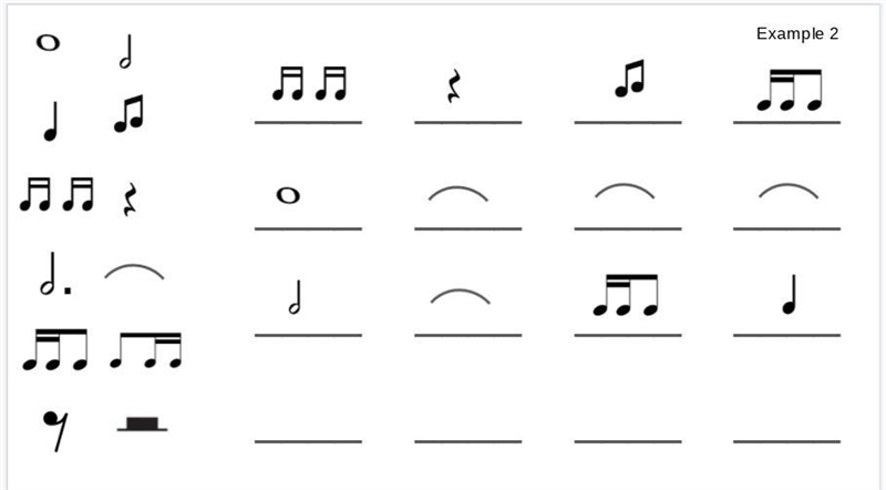 PLEASE DO THIS ASAP, DUE IN 10 MINS, COMPOSE A RHYTHM, LAST TWO ARE EXAMPLES-example-2