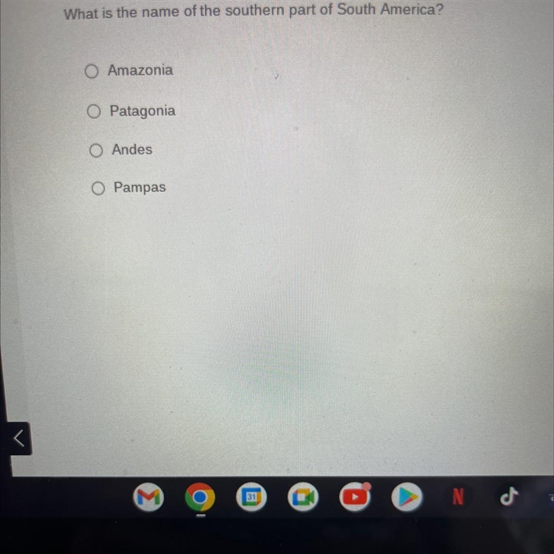 What is the name of the southern part of South America?-example-1