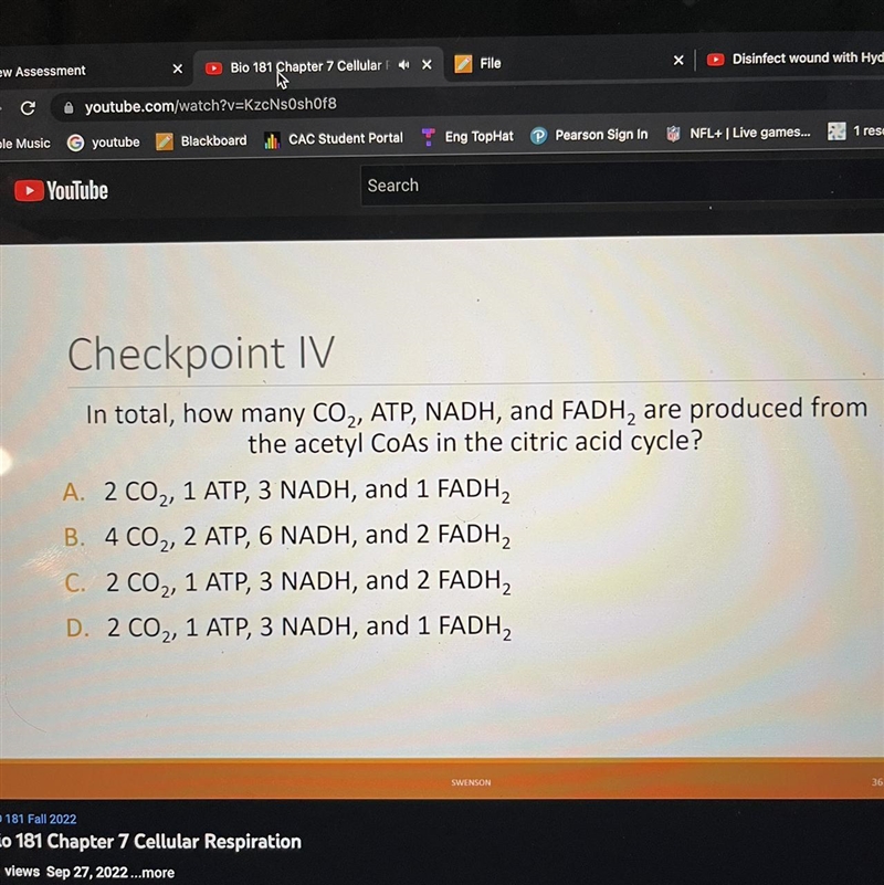 How many pyruvate, ATP, and NADH are produced from the glycolysis of one glucose molecule-example-1