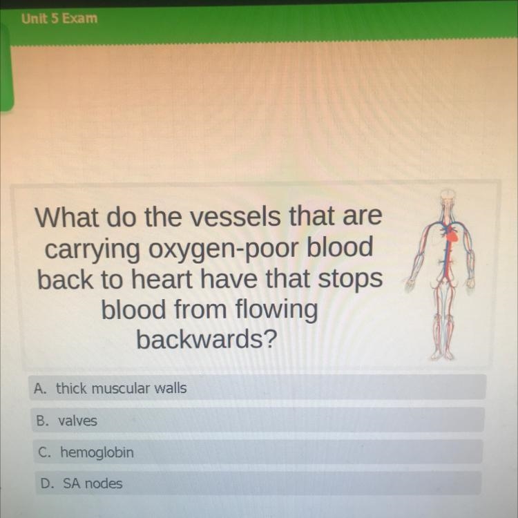 What do the vessels that are carrying oxygen poor blood-example-1