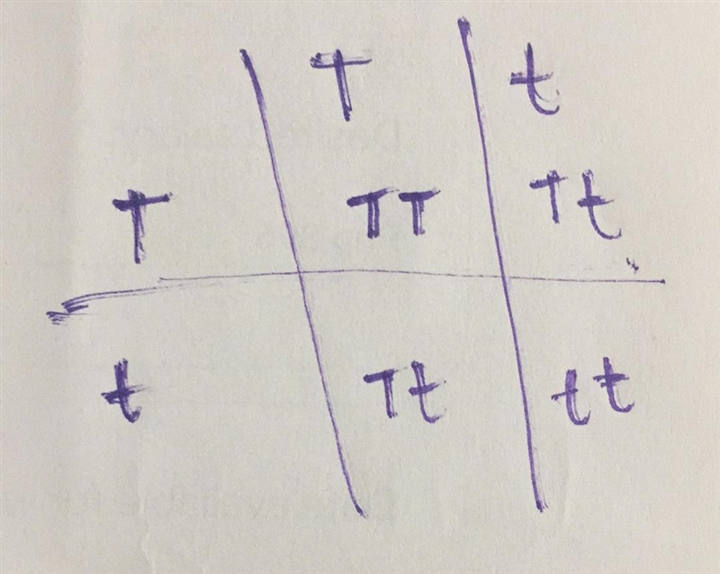 Mono hybrid crosses. Genotype and phenotype percentages for F1 generation-example-1