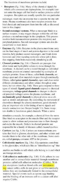 Match the targets in groups 1 and 2 to identify the main functions of the membrane-example-1