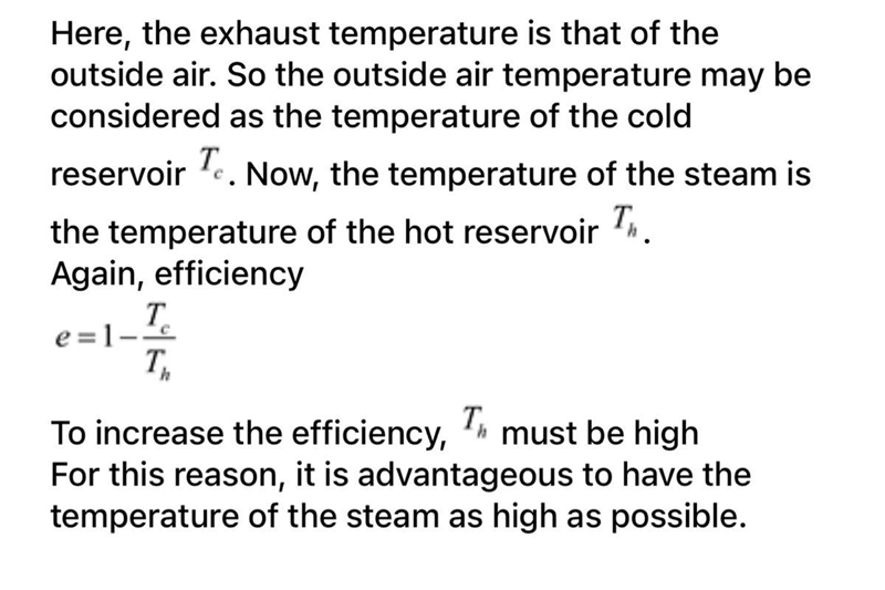 8. A steam-driven turbine is one major component of an electric power plant. Why is-example-1