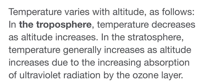 Which of the following pairs of layers of the Earth's atmosphere have decreasing temperature-example-1