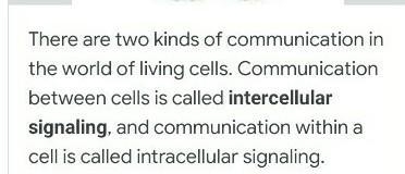 What are the types of communication between cells?-example-1