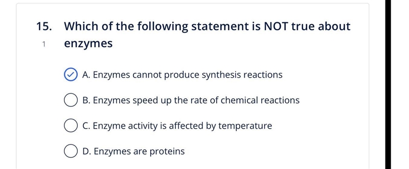 Which of the following statement is NOT true about enzymes-example-1