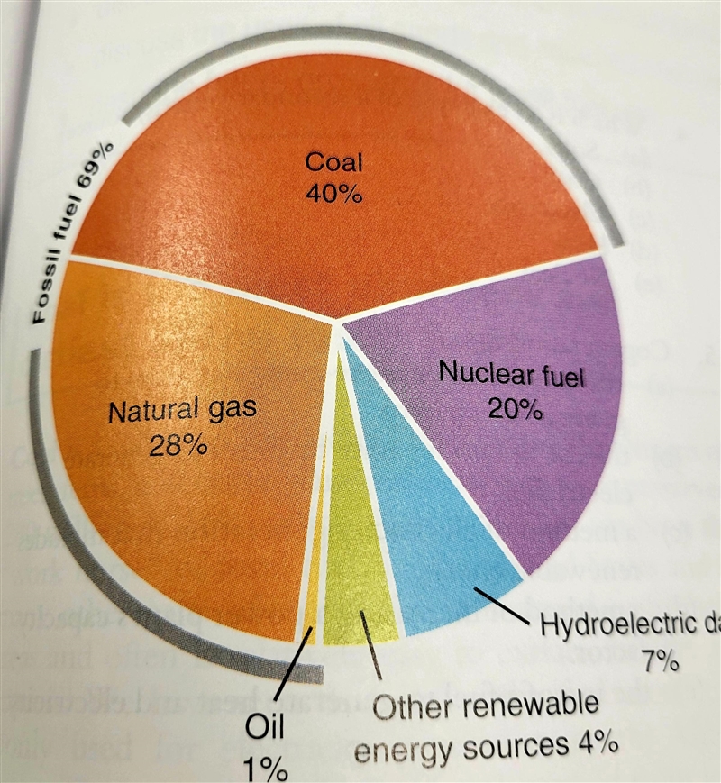 Explain what Is happening in the pie chart.(In depth as much as possible)-example-1