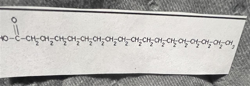 Is this molecule... a. fatty acid b. straight chain sugar c. nitrogenous base-example-1