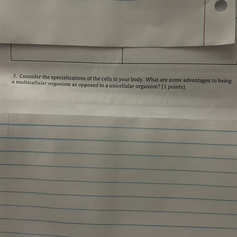 May I please get help with this question.You can pick out any cell in the human body-example-1