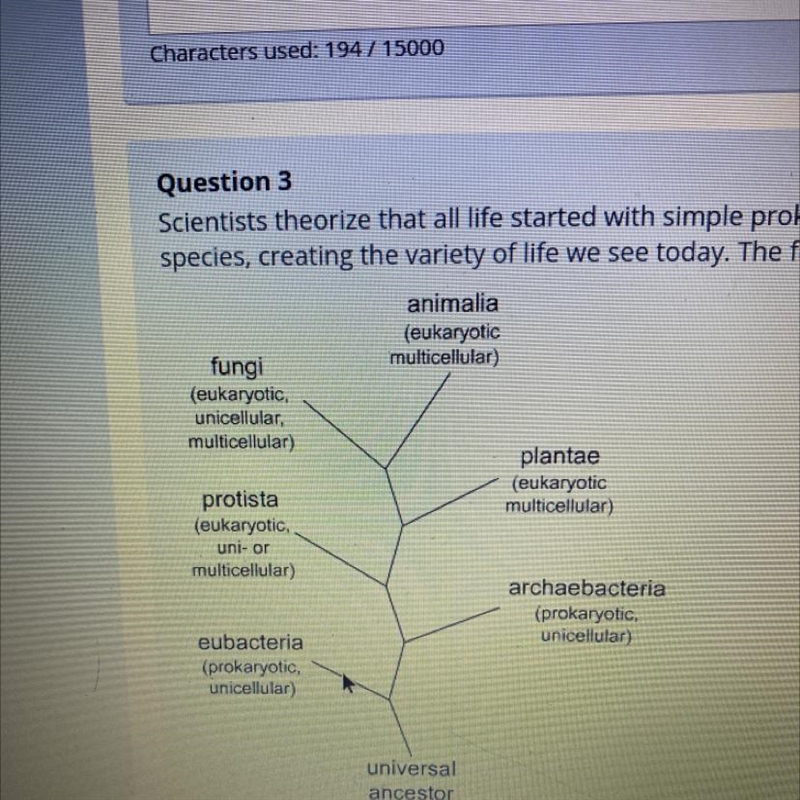 scientists theorize that all life started with simple prokaryotic organisms. new species-example-1