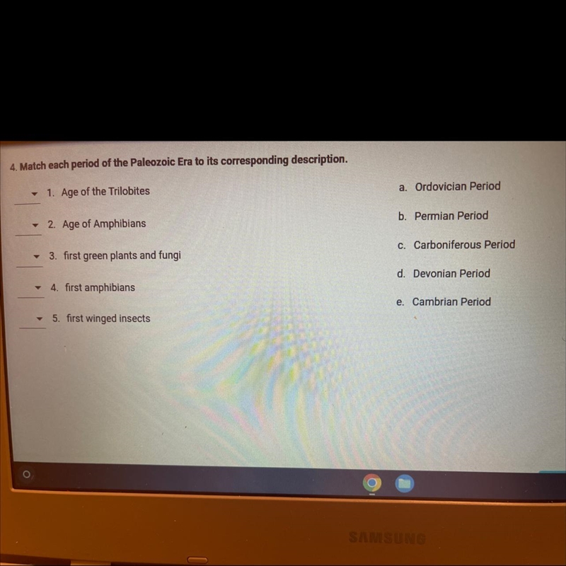 Please put the answer letter by the number :)-example-1