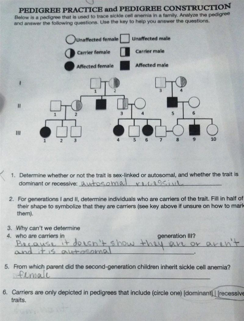 I think that I did these wrong. Is there anyone that can clarify if they are right-example-1