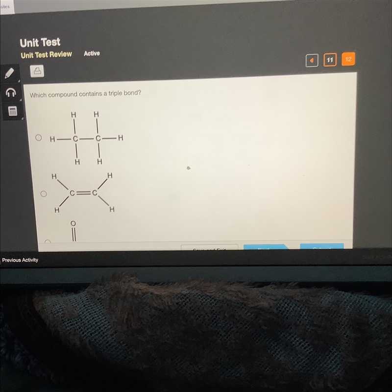 Which compound contains a triple bond-example-1