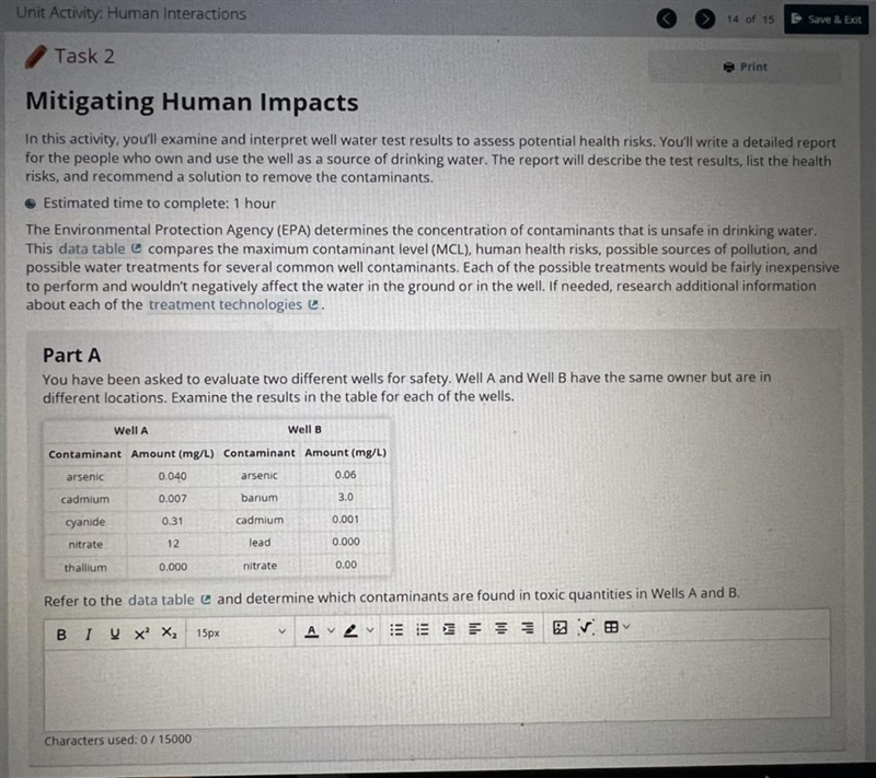 Mitigating Human impact-example-1