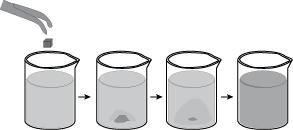 23. A student performs an activity in which a soluble colored substance is dropped-example-1