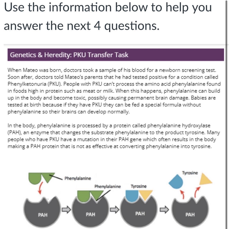 Using the text and image above, in addition to what you know about enzymes and substrates-example-1