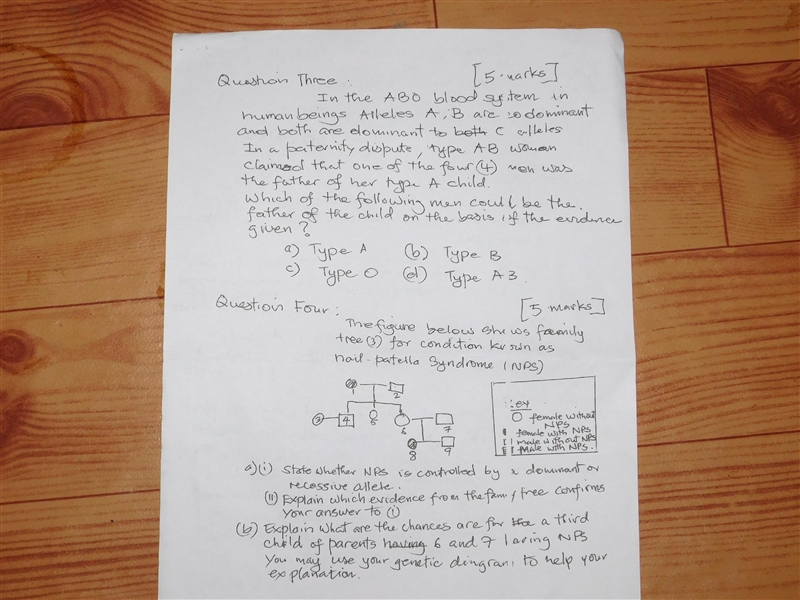 Need assistance with this Biology assignment questions 3 & 4.-example-1