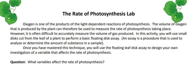 The variable I chose was different colors (different wavelengths). Write a hypothesis-example-1