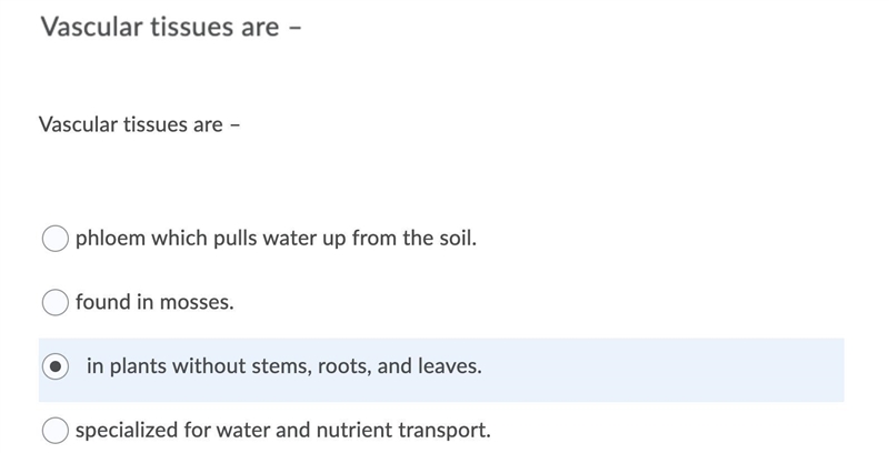 Two characteristics of plants dominate their classification:-example-2