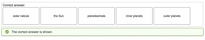 Place these body of our solar system in order-example-1