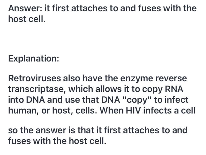 9. How do viruses such as HIV enter an animal cell? רוו.-example-1