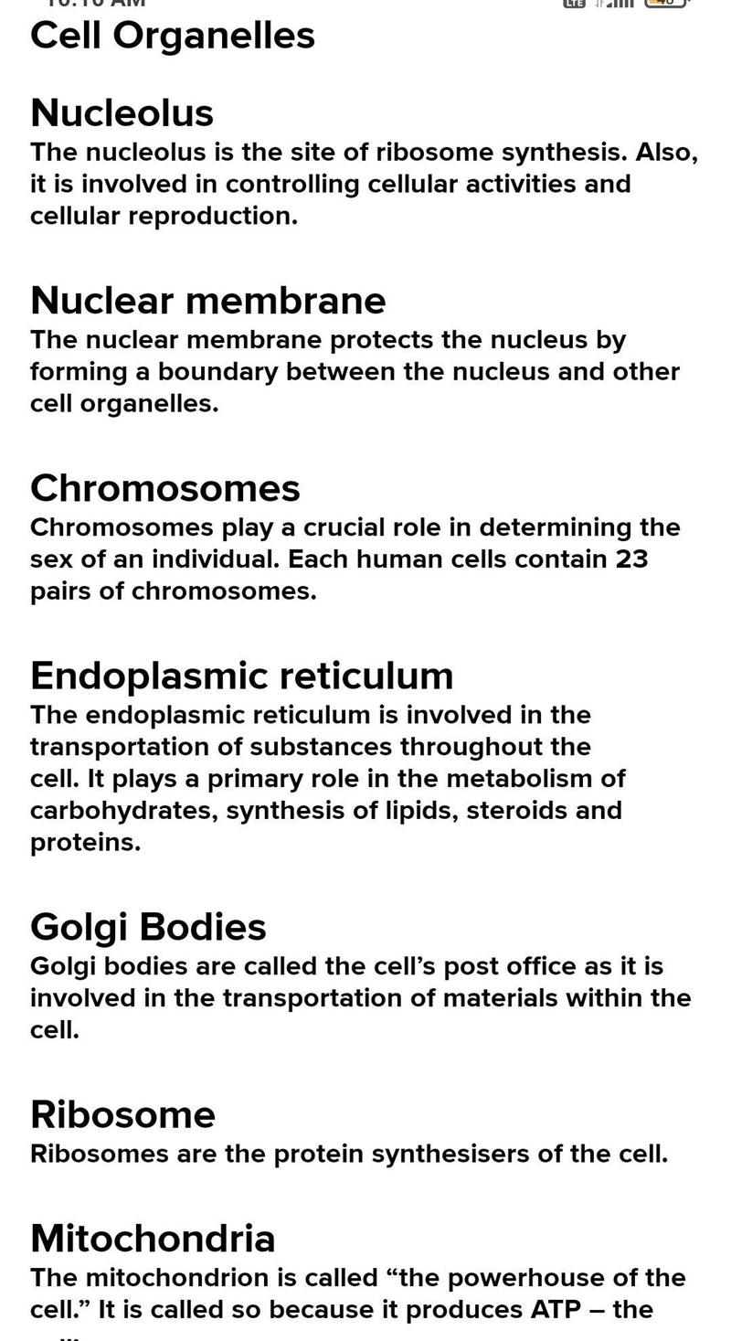 What is a cell? what are its different parts?-example-3