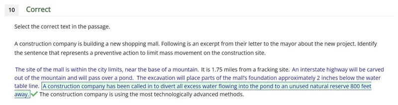 A construction company is building a new shopping mall. Following is an excerpt from-example-1