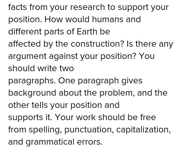 Research construction in a rainforest and write a position paper-example-1