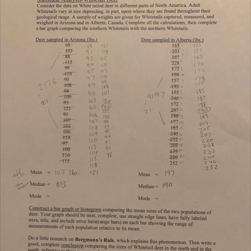 What is the mode of the data in the photo-example-1