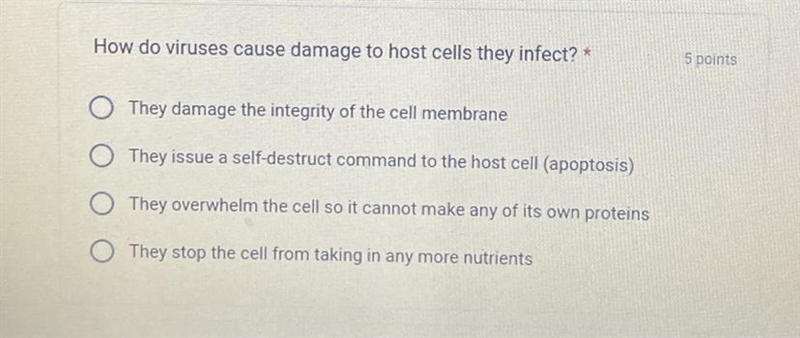 How do viruses cause damage to host cells they infect?-example-1